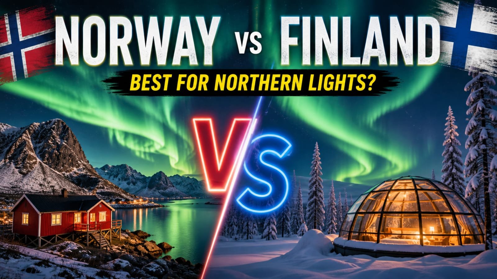 Norway vs Finland: Which Is Better for Your Northern Lights Trip?