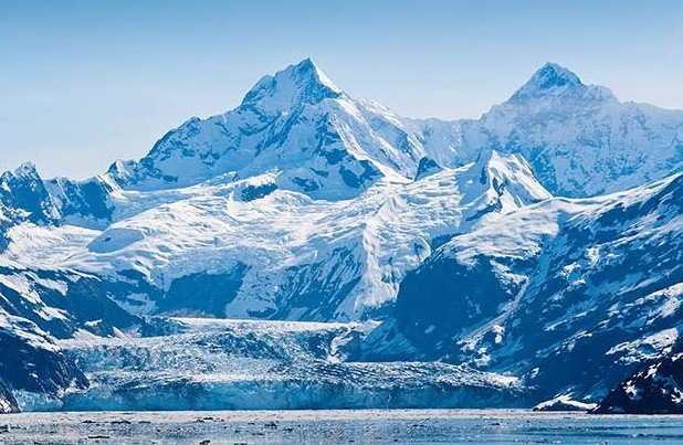 Snowy Arctic landscape
