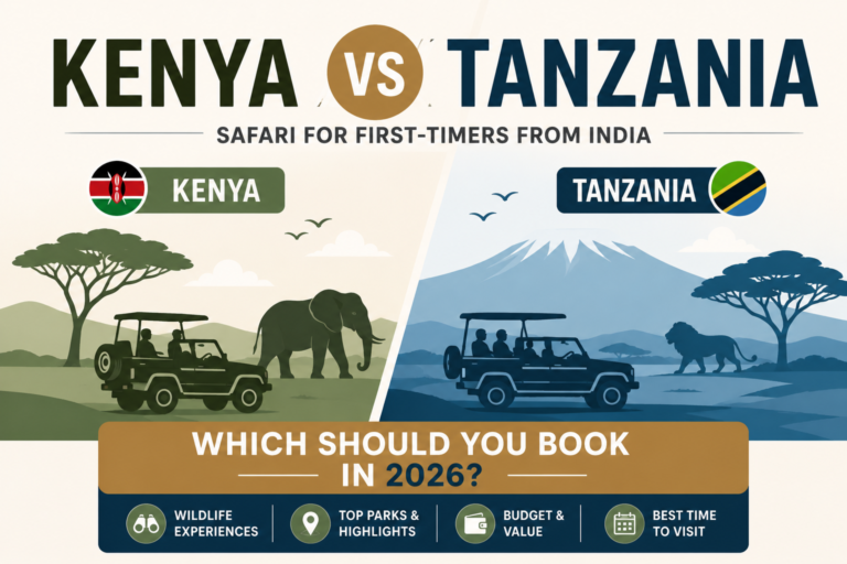 Kenya vs Tanzania Safari for First-Timers from India: Which Should You Book in 2026?