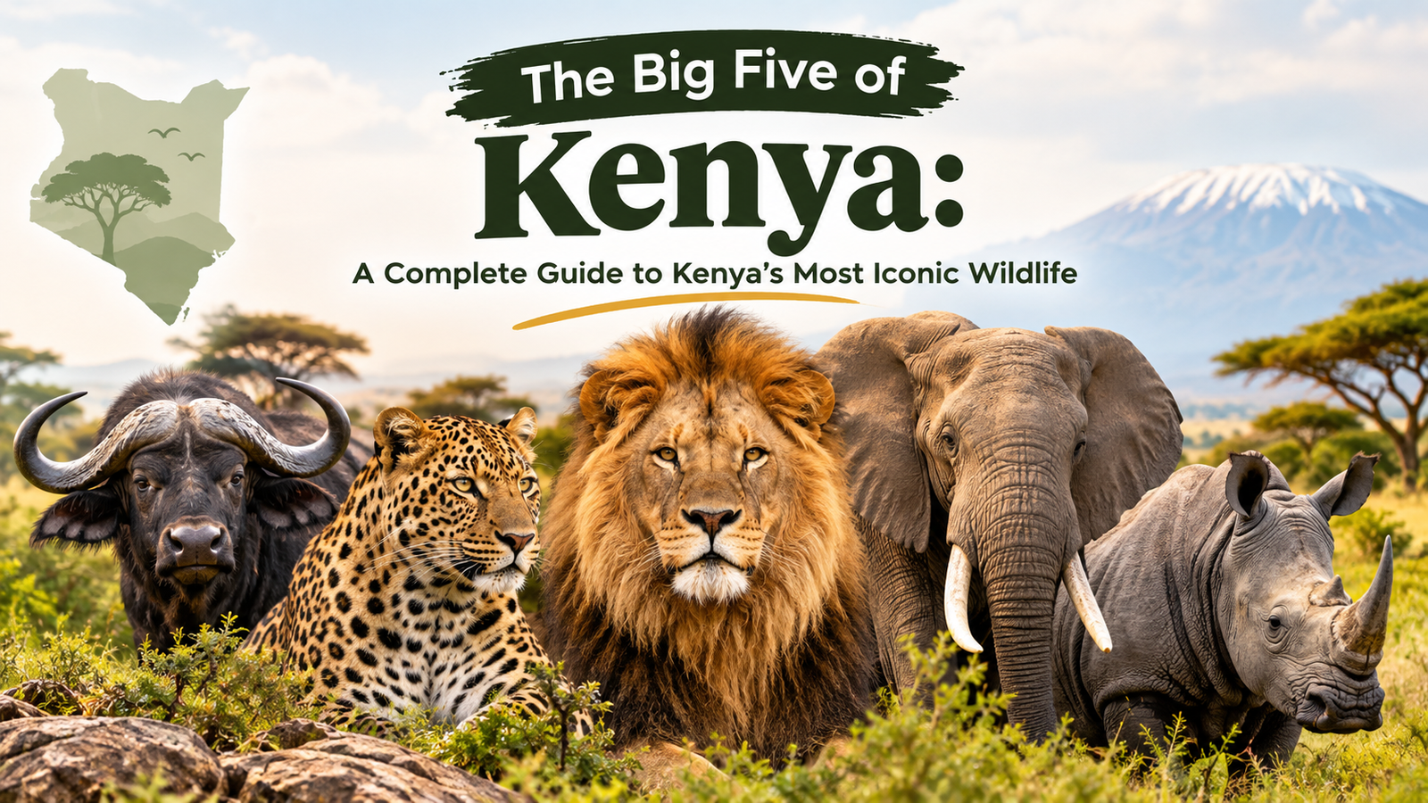 The Big Five of Kenya: A Complete Guide to Kenya’s Most Iconic Wildlife