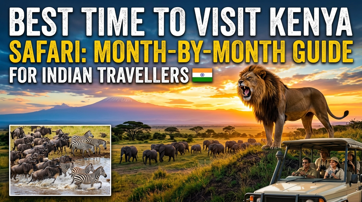 Best Time to Visit Kenya for Safari: Month-by-Month Guide for Indian Travellers